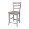 International Concepts Cosmo Counter Height Stool, 24" Seat Height, Washed Gray Taupe S09-3102 - alternate 1